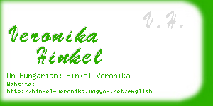 veronika hinkel business card